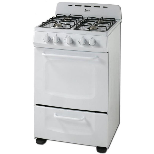 Avanti 24in Freestanding Gas Range GRO24P0W IMAGE 1