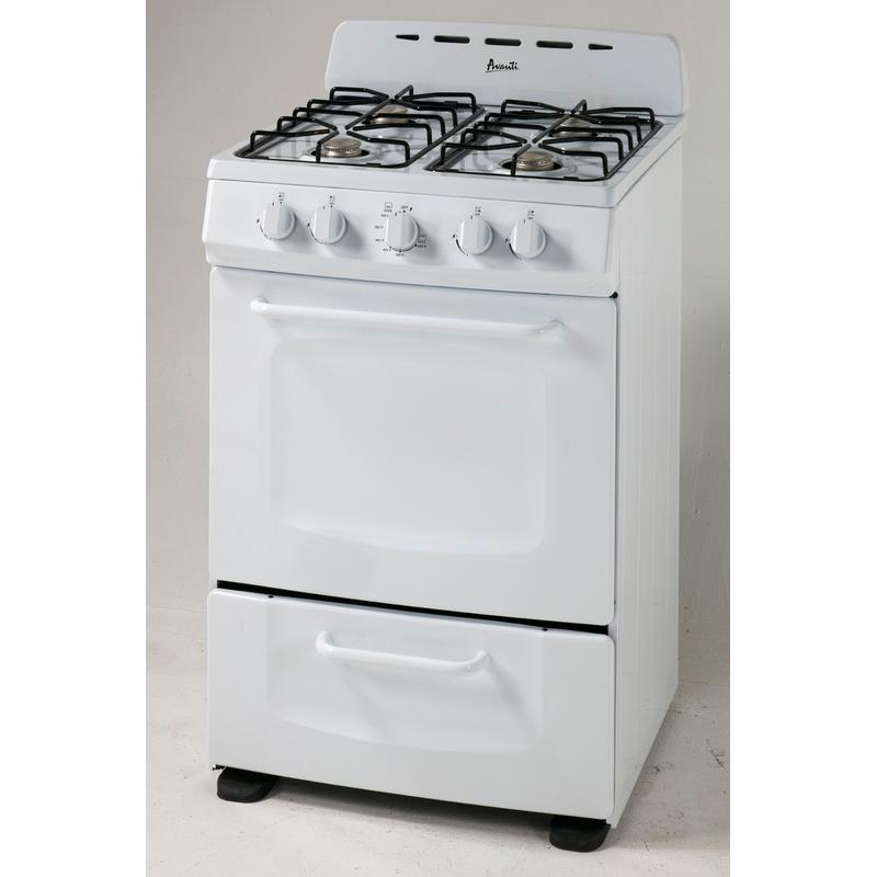 Avanti 24in Freestanding Gas Range GRO24P0W IMAGE 3