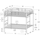 Monarch Kids Beds Bunk Bed I 2230S IMAGE 4
