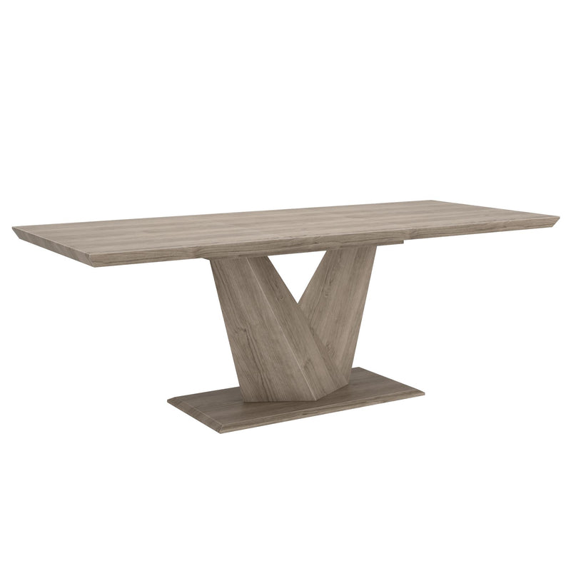 !nspire Eclipse Dining Table with Pedestal Base 201-860OK IMAGE 1
