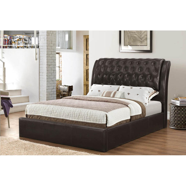 IFDC Queen Upholstered Platform Bed IF 186 - 60 IMAGE 1