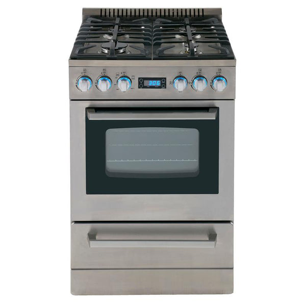 Avanti 24in Elite Freestanding Gas Range DGR24P3S IMAGE 1