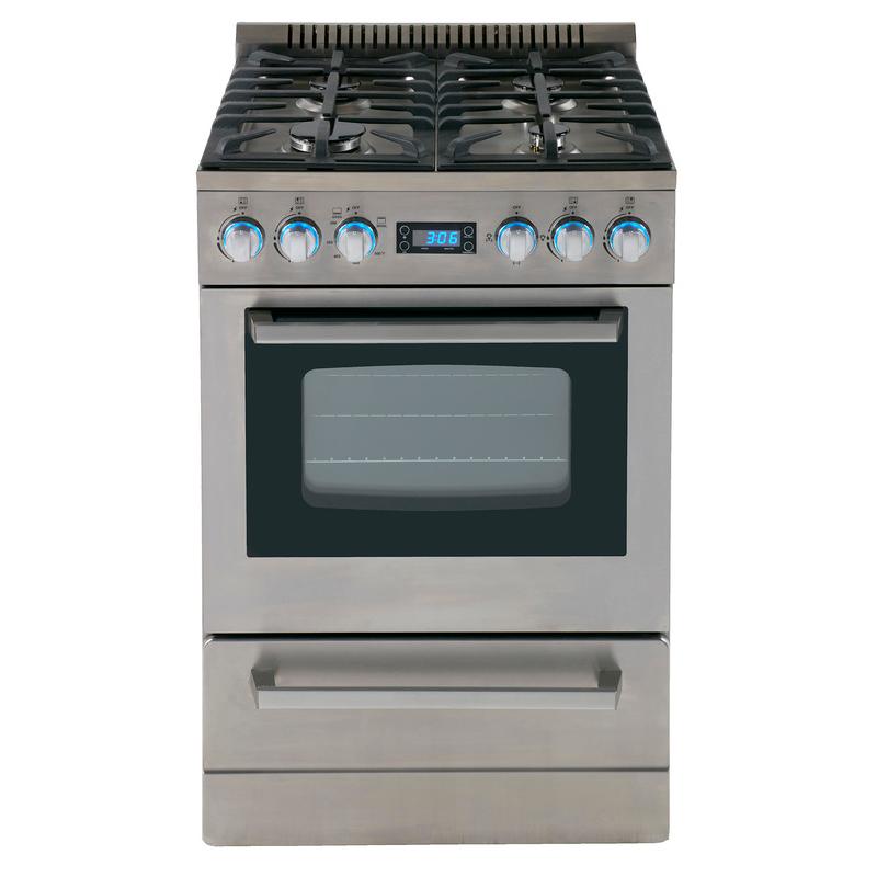 Avanti 24in Elite Freestanding Gas Range DGR24P3S IMAGE 1