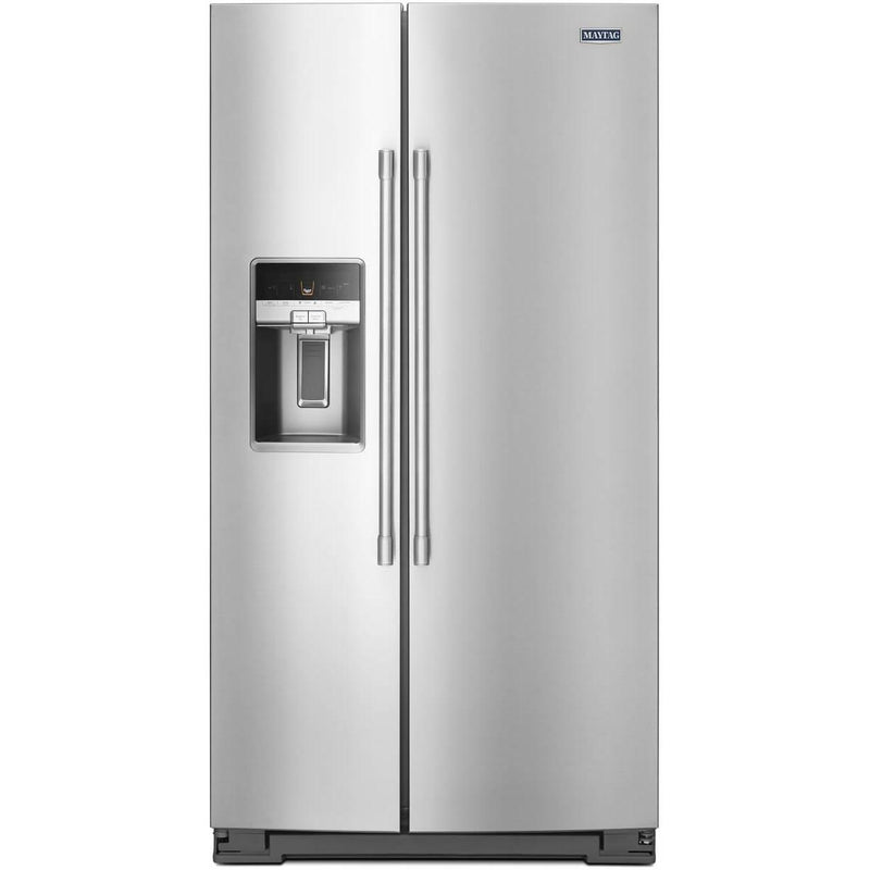 Maytag 36-inch, 20.6 cu. ft. Counter-Depth Side-by-Side Refrigerator MSC21C6MFZ IMAGE 1