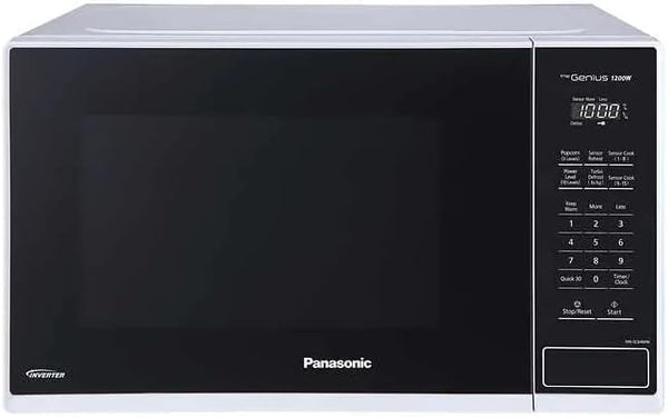Micro-ondes Panasonic 1,3 pi.cu. 1100 Watt Inverter Blanc Mat NN-SC64MW