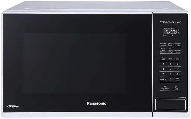 Micro-ondes Panasonic 1,3 pi.cu. 1100 Watt Inverter Blanc Mat NN-SC64MW