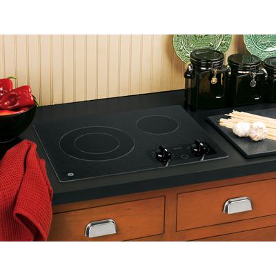 GE 21-inch Built-In Electric Cooktop JP256BMBB IMAGE 2