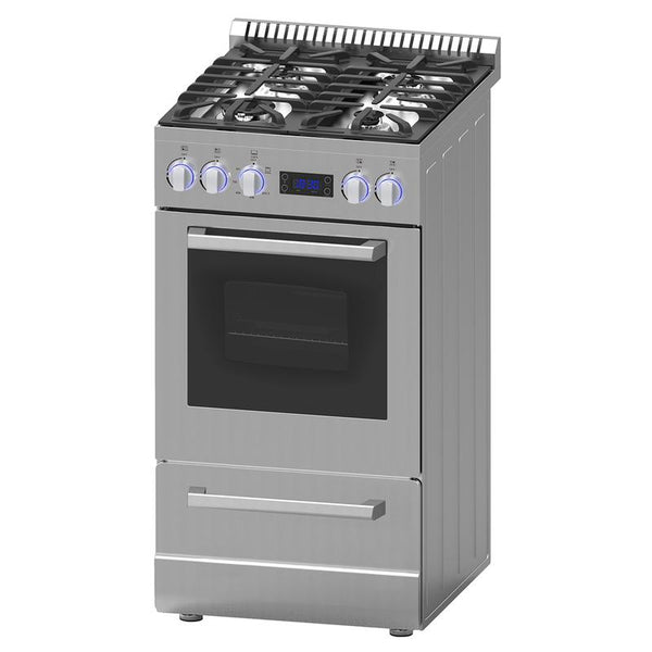 Avanti 20in Elite Freestanding Gas Range DGR20P3S IMAGE 1