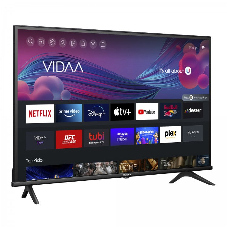 Téléviseur VIDAA LED HD Smart Série A4KV Hisense [BOITE OUVERTE]