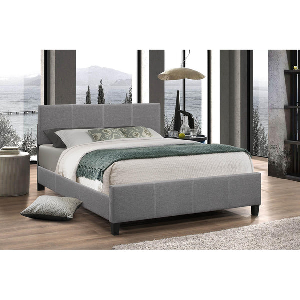 IFDC Queen Upholstered Platform Bed IF 137 - 60 IMAGE 1