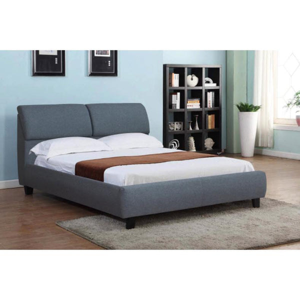 IFDC Full Upholstered Platform Bed with Storage IF 193G - 54 IMAGE 1