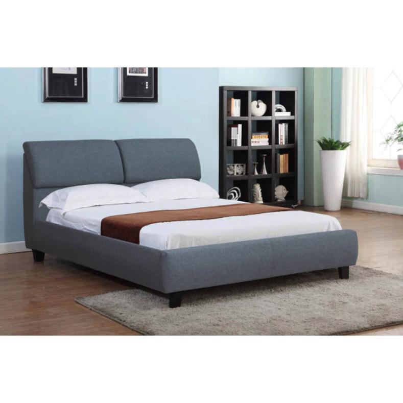 IFDC Queen Upholstered Platform Bed with Storage IF 193G - 60 IMAGE 1
