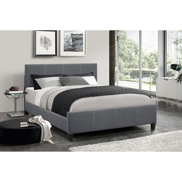 IFDC Twin Upholstered Platform Bed IF 5430 - 39 IMAGE 1