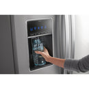  Whirlpool 36-inch, 26.8 cu. ft. Freestanding French 3-Door Refrigerator Water and Ice Dispensing System WRF767SDHZ IMAGE 10