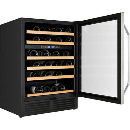 Avanti 24in 49-Bottle Freestanding/Built-In Dual Zone Wine Cooler WCR496DS IMAGE 2