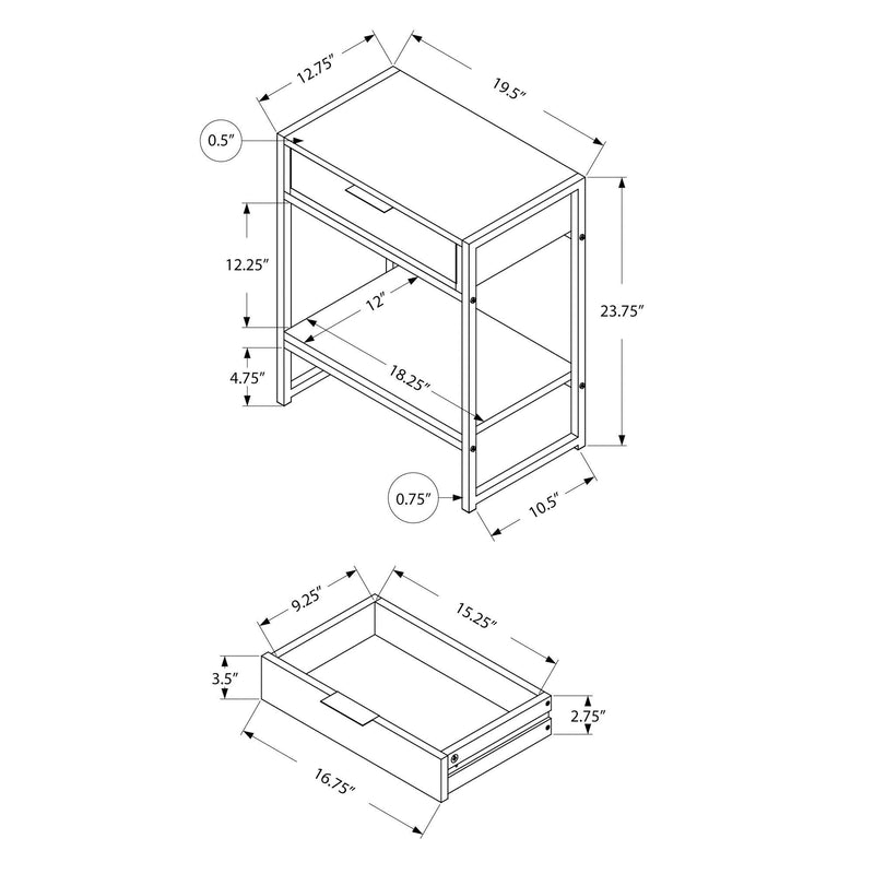 Monarch Accent Table I 3483 IMAGE 5