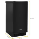  Whirlpool 15-inch Ice Machine WUI75X15HB IMAGE 4