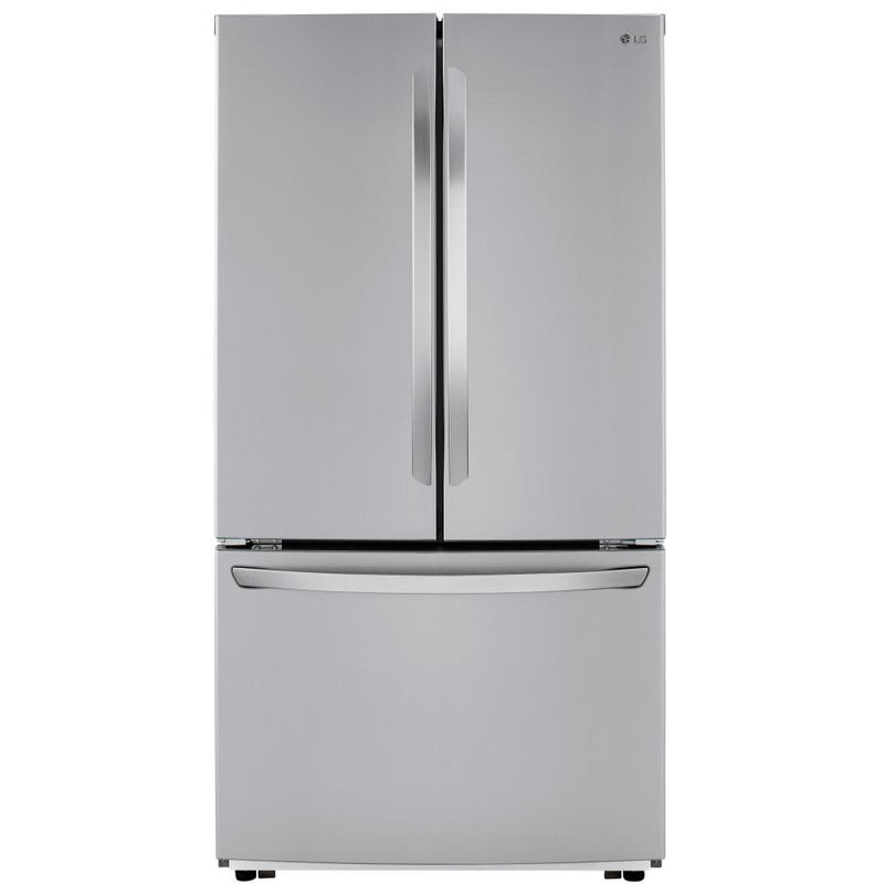 LG 36-inch, 23 cu.ft. Counter-Depth French 3-Door Refrigerator with SmartDiagnosis® System LFCC22426S IMAGE 1