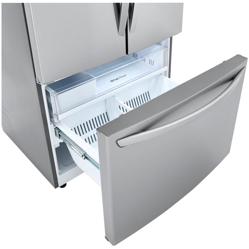23 cu ft discount refrigerator bottom freezer