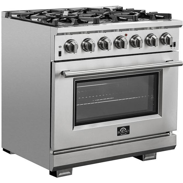  Forno Capriasca Alta Qualita 36-inch Freestanding Gas Range with Convection Technology FFSGS6260-36 IMAGE 1