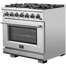  Forno Capriasca Alta Qualita 36-inch Freestanding Gas Range with Convection Technology FFSGS6260-36 IMAGE 2