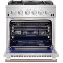  Forno Capriasca Alta Qualita 30-inch Freestanding Gas Range with Convection Technology FFSGS6260-30 IMAGE 2