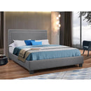 IFDC Queen Upholstered Platform Bed IF 5280 - 60 IMAGE 1