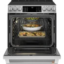 Café 30" Slide-In Electric Range with Warming Drawer CCES700P2MS1 [OPEN BOX]