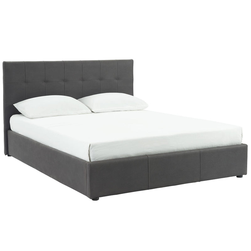 !nspire Extara Queen Upholstered Platform Bed with Storage 101-277Q-GY IMAGE 1