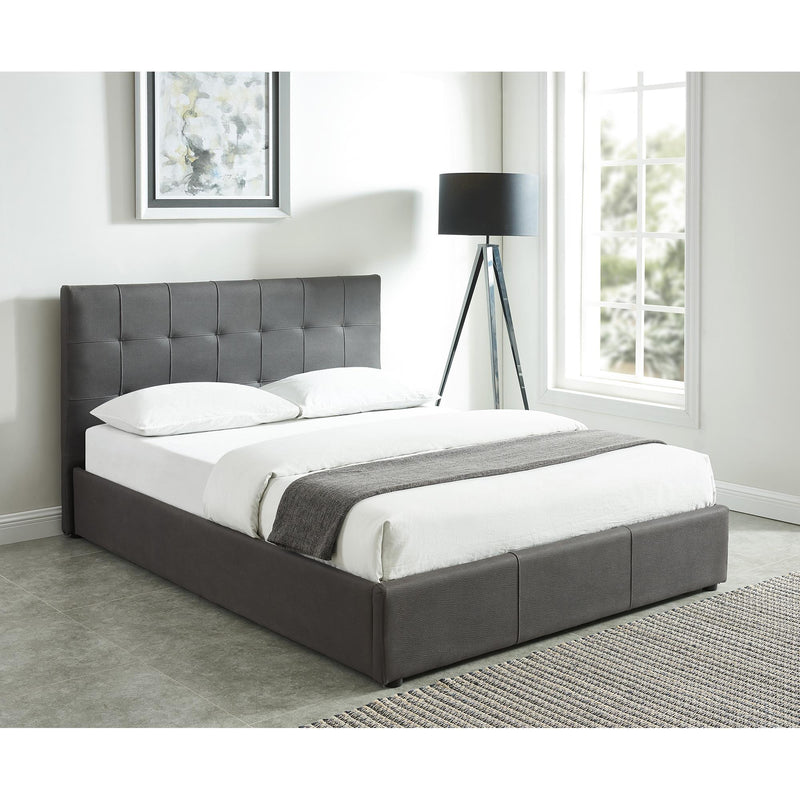 !nspire Extara Queen Upholstered Platform Bed with Storage 101-277Q-GY IMAGE 2