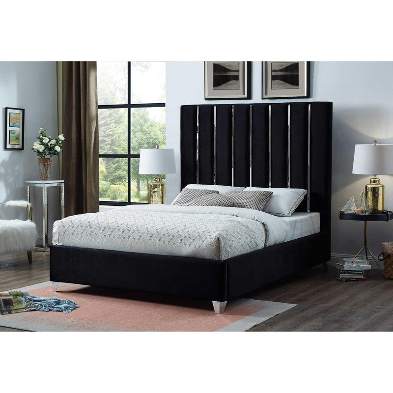 IFDC Queen Upholstered Platform Bed IF 5621 - 60 IMAGE 1