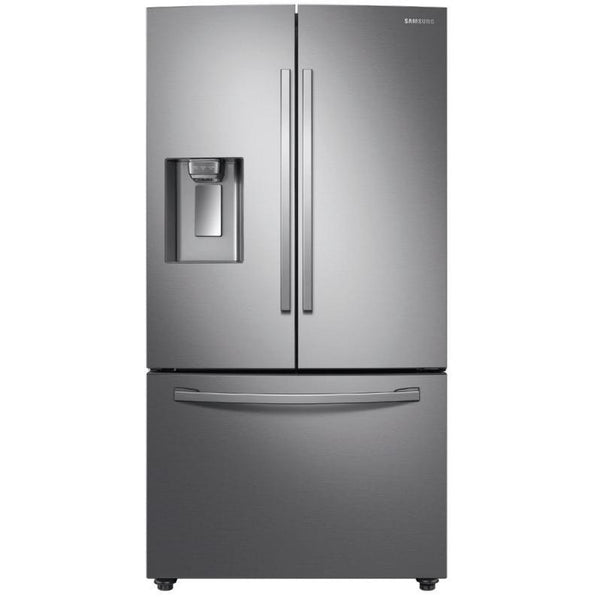 Samsung 36-inch, 28 cu.ft. French 3-Door Refrigerator with External Water and Ice Dispensing System RF28R6201SR/AA IMAGE 1