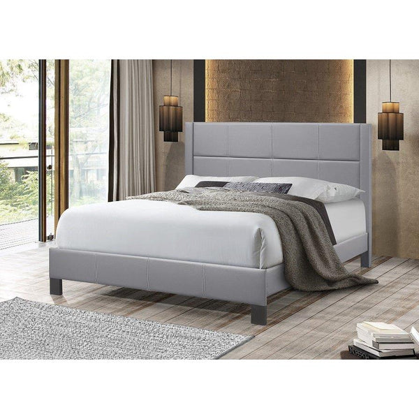 IFDC Queen Upholstered Platform Bed IF 5353 - 60 IMAGE 1