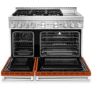  KitchenAid 48-inch Freestanding Dual Fuel Range with Even-Heat™ True Convection KFDC558JSC IMAGE 2