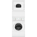 Huebsch Electric Stacked Washer and Dryer Commercial Laundry Center YTEE5ASP285CW01 IMAGE 1