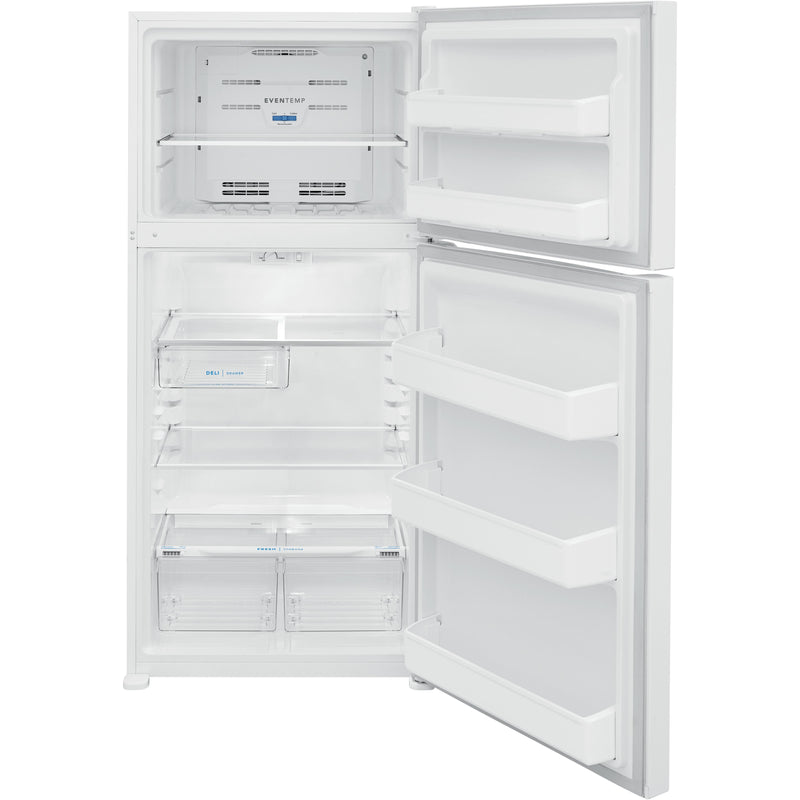Frigidaire 30-inch, 18.3 cu. ft. Top Freezer Refrigerator FFHT1835VW IMAGE 2