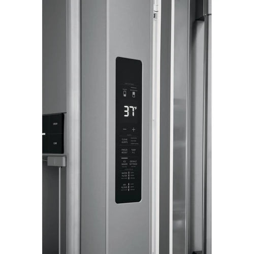 Frigidaire Professional Réfrigérateur quatre portes avec porte à deux battants à profondeur de comptoir de 36 po., 21,8 pi.cu. avec système d'eau et de glaçons externe PRMC2285AF [BOITE OUVERTE]