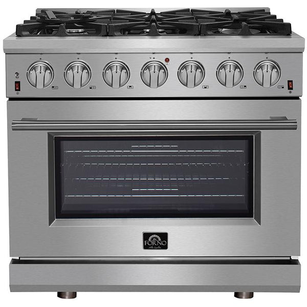  Forno 36-inch Freestanding Gas Range with 6 Burners FFSGS6239-36 IMAGE 1