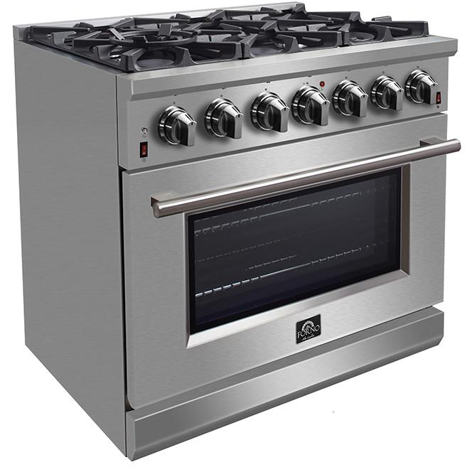  Forno 36-inch Freestanding Gas Range with 6 Burners FFSGS6239-36 IMAGE 9
