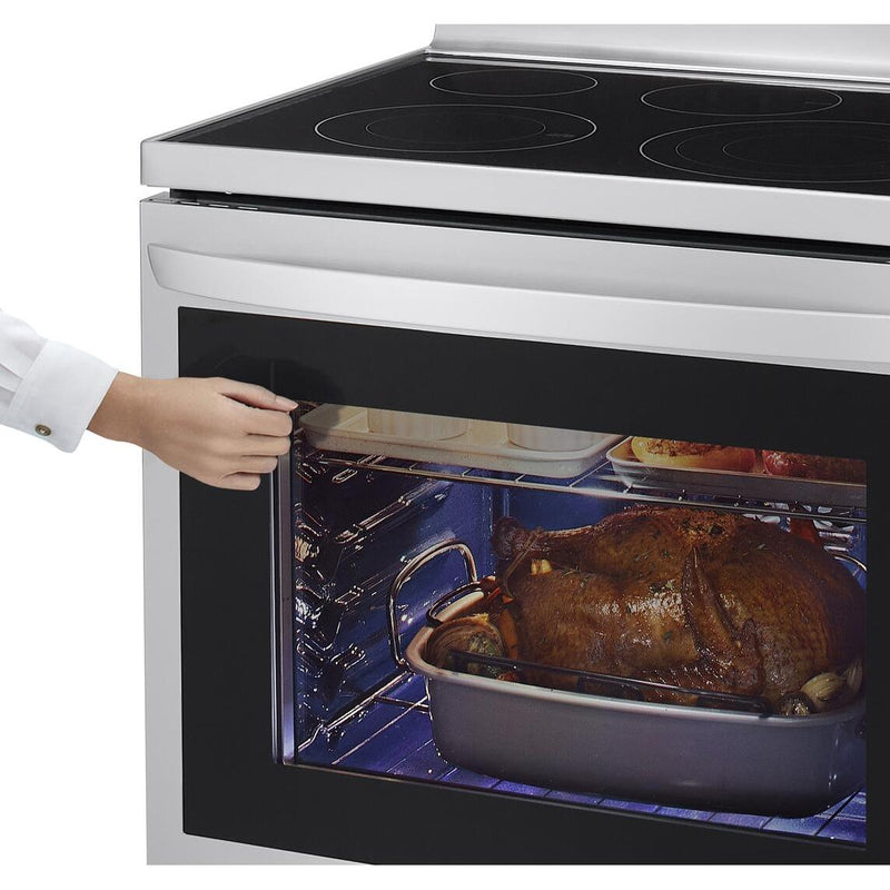 Cuisinière électrique non encastrée à convection véritable, 6.4 pi3 –  Mobilier Félix Valois