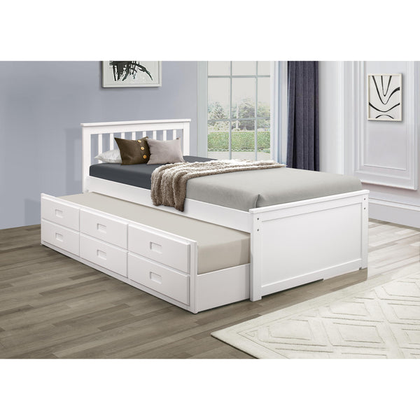 IFDC Kids Beds Trundle Bed IF-300W IMAGE 1