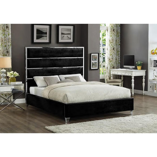 IFDC Queen Upholstered Platform Bed IF 5881 - 60 IMAGE 1