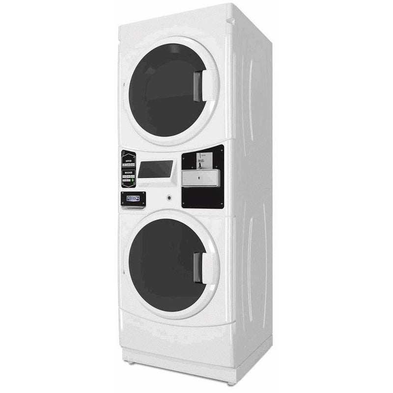 Maytag Commercial Laundry Gas Stacked Washer and Dryers Commercial Laundry Center with Turbovent® Technology MLG22PDAWW IMAGE 2