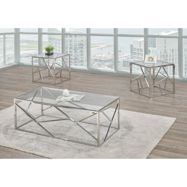 IFDC Occasional Table Set IF 2350 3 pc Coffee Table Set IMAGE 1