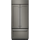  KitchenAid 36-inch, 20.8 cu.ft. Built-in French 3-Door Refrigerator with Internal Ice Maker KBFN506EPA IMAGE 1
