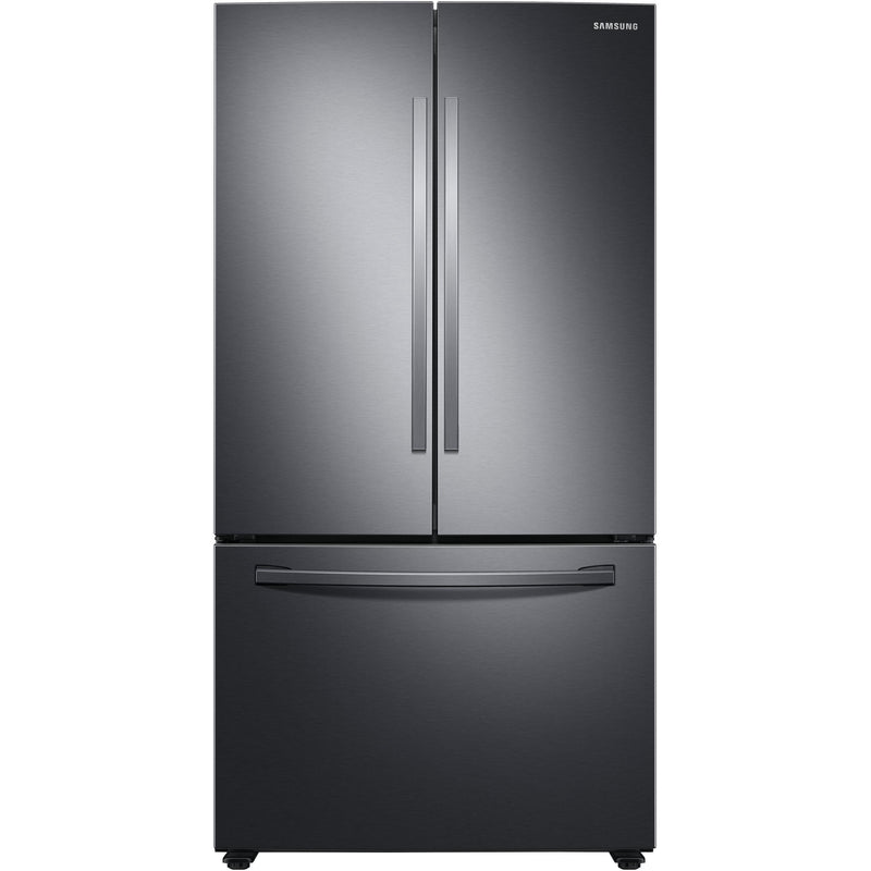  Samsung 36-inch, 28 cu.ft. Freestanding French 3-Door Refrigerator with Internal Water Dispenser RF28T5101SG/AA IMAGE 1
