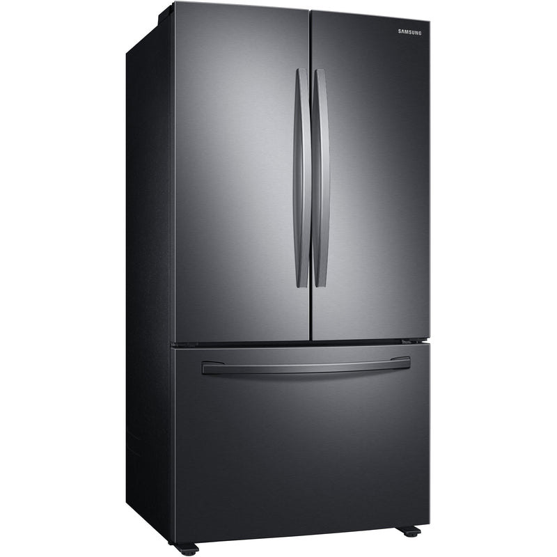  Samsung 36-inch, 28 cu.ft. Freestanding French 3-Door Refrigerator with Internal Water Dispenser RF28T5101SG/AA IMAGE 3