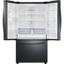  Samsung 36-inch, 28 cu.ft. Freestanding French 3-Door Refrigerator with Internal Water Dispenser RF28T5101SG/AA IMAGE 4