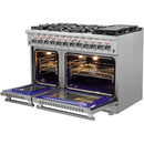  Forno Massimo 48-inch Freestanding Dual Fuel Range FFSGS6125-48 IMAGE 3