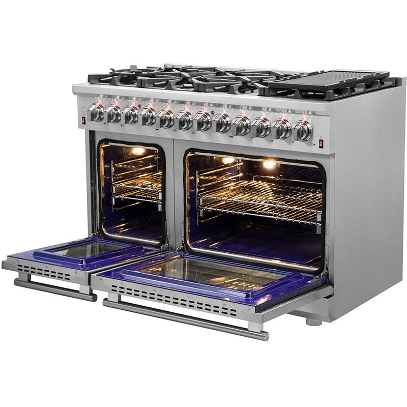  Forno Massimo 48-inch Freestanding Dual Fuel Range FFSGS6125-48 IMAGE 3